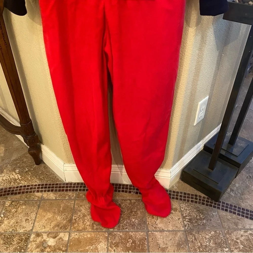 Betty Boop Red Onesie Fleece Sleepwear Pajamas Size Small